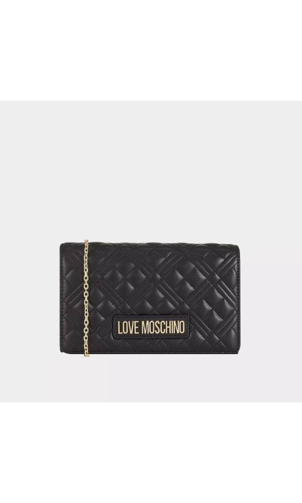 LOVE MOSCHINO - Quilted Chain Crossbody Bag - 1