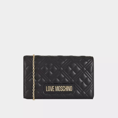 LOVE MOSCHINO - Quilted Chain Crossbody Bag - 1