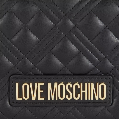 LOVE MOSCHINO - Τσάντα χιαστί καπιτονέ με αλυσίδα - 5