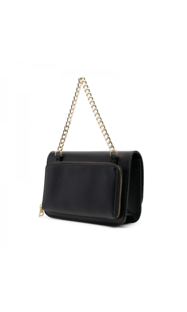 LOVE MOSCHINO - logo-plaque shoulder bag - 2