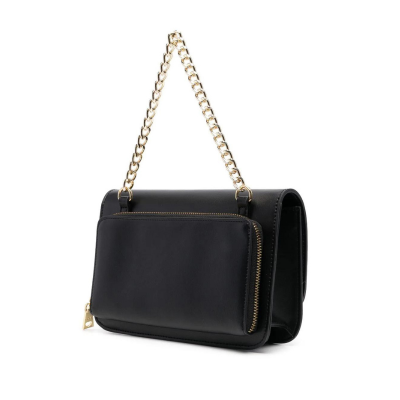 LOVE MOSCHINO - logo-plaque shoulder bag - 2