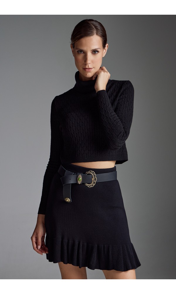 Crop turtleneck - 2