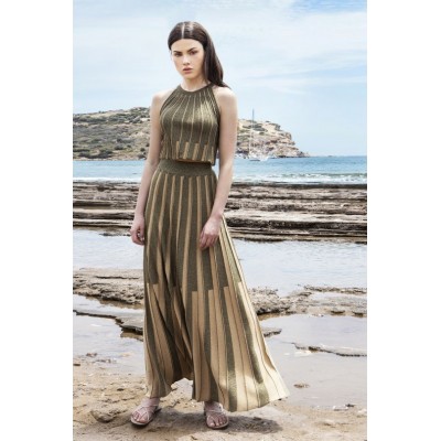 Lurex maxi skirt - 1