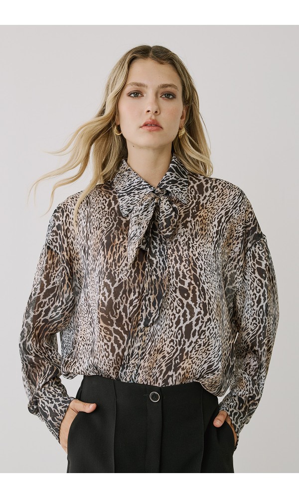 OVERSIZE SNAKE SHIRT - 3