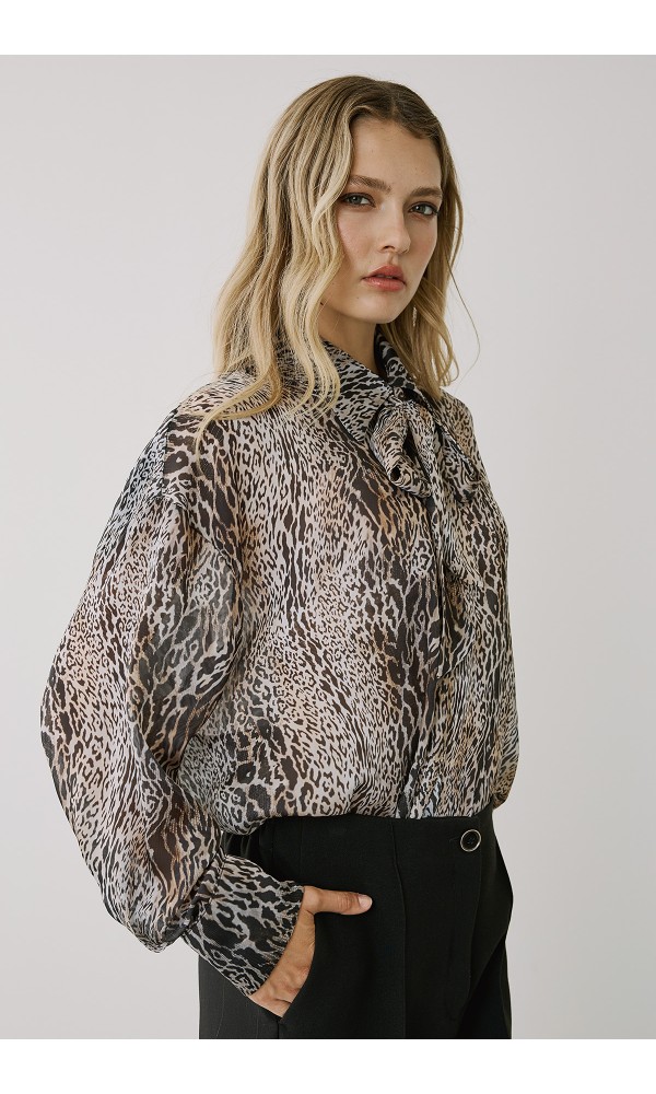 OVERSIZE SNAKE SHIRT - 4