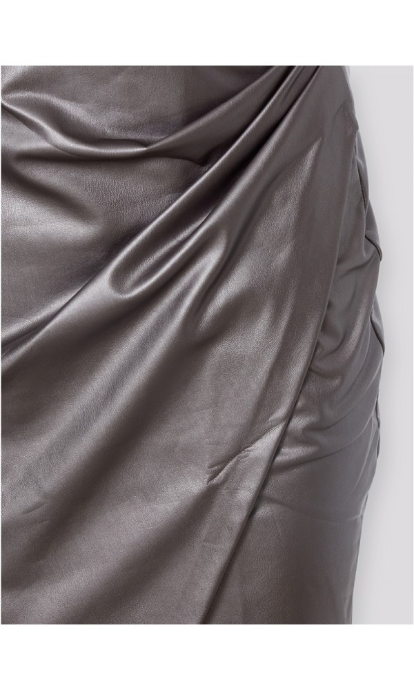 Eco leather skirt - 4