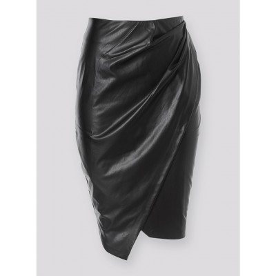 Eco leather skirt - 1