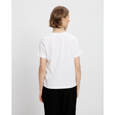 Μπλούζα T-shirt με λουλούδι - 4