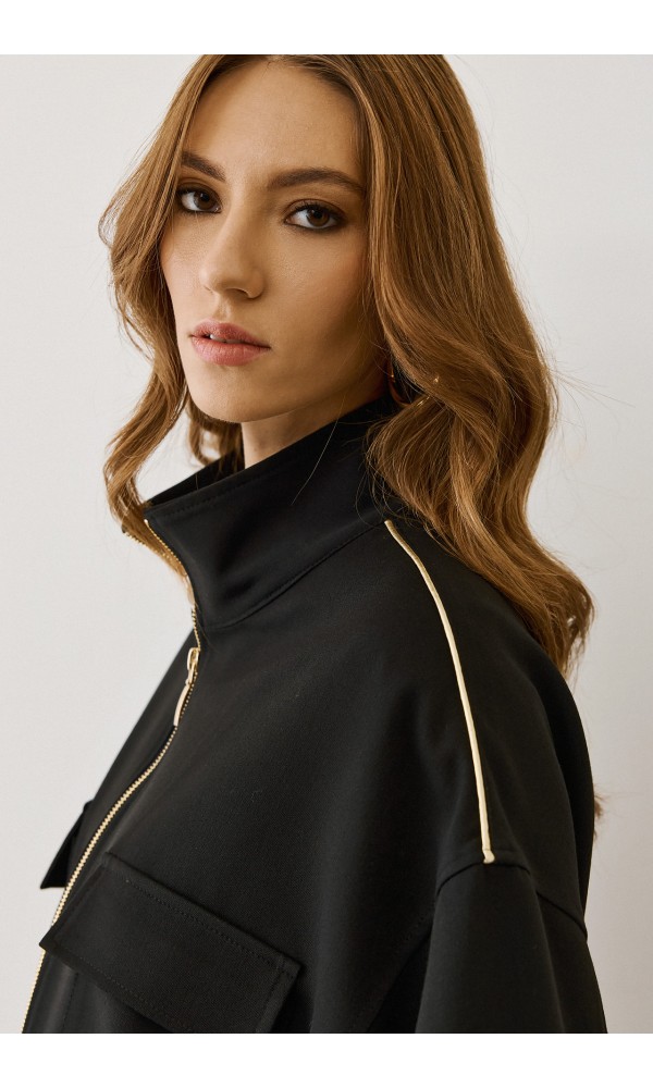 Πουκάμισο-μπουφάν Figaro χρυσό ρέλι - 3