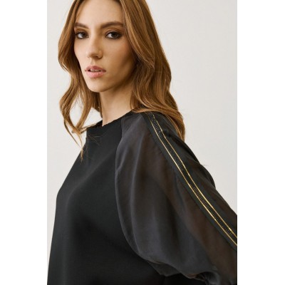Figaro μπλούζα με See-through μανίκι - 1