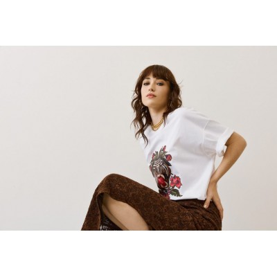 EIGHTY2 Oversized t-Shirt με τύπωμα - 1