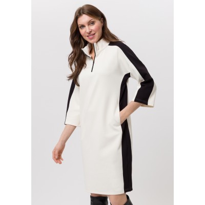 Φόρεμα με ένθετο σε αντίθεση - 1