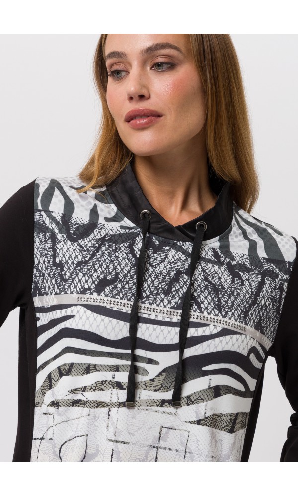 Φόρεμα με εντυπωσιακό τύπωμα - 2