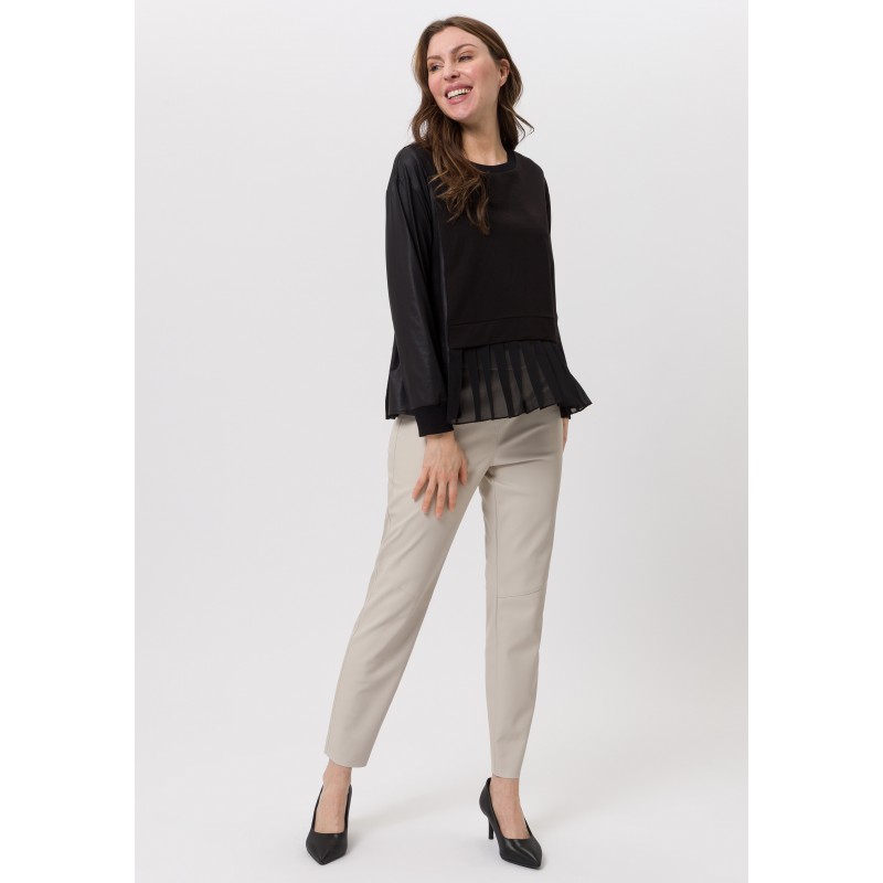 Πουκάμισο με πτυχωτό ένθετο - 1