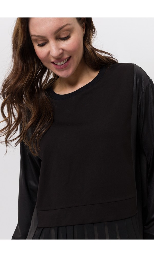 Πουκάμισο με πτυχωτό ένθετο - 2