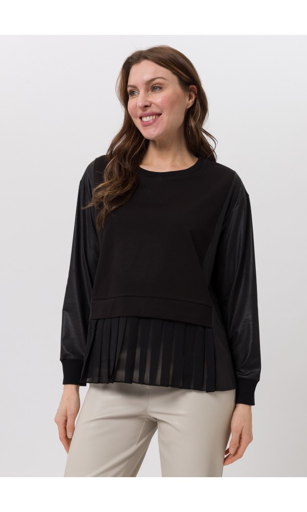 Πουκάμισο με πτυχωτό ένθετο - 4