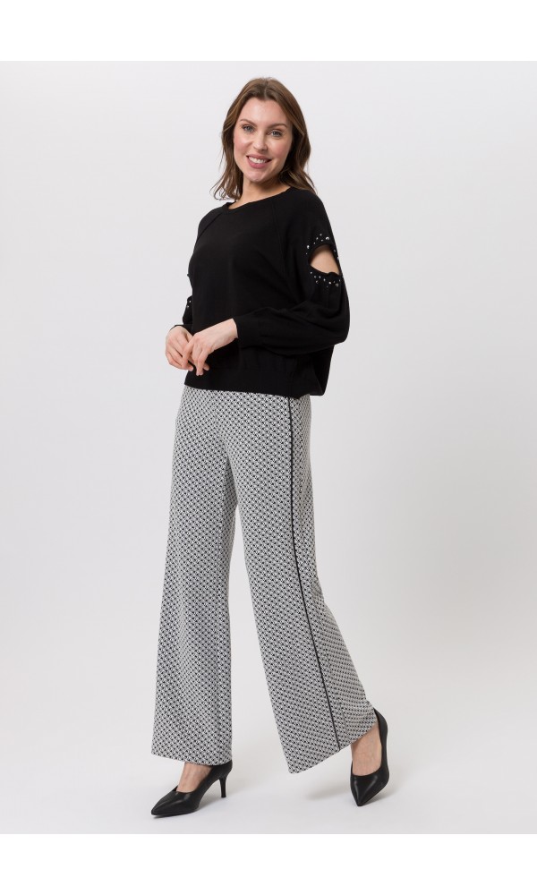 Παντελόνι με ανάγλυφο σχέδιο - 1