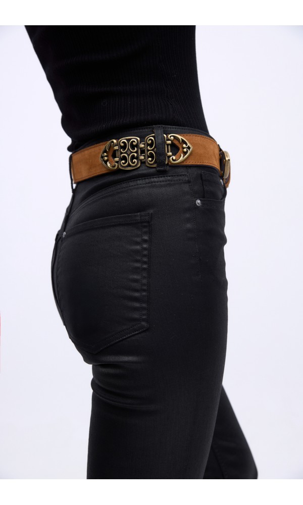 MADAME B. ΔΕΡΜΑΤΙΝΗ ΓΥΝΑΙΚΕΙΑ ΖΩΝΗ SUEDE ΤΑΜΠΑ - 4