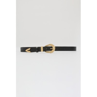 WOVEN FLOW ΔΕΡΜΑΤΙΝΗ ΓΥΝΑΙΚΕΙΑ ΖΩΝΗ ΜΑΥΡΗ - 2