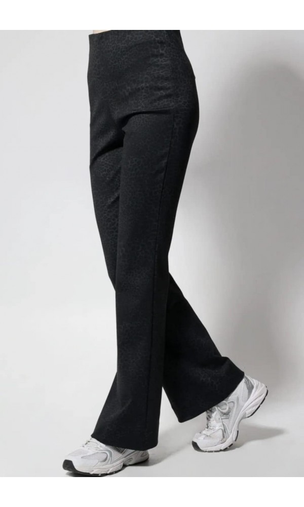 Γυναικείο Παντελόνι με Animal Print 73100 Ανθρακί - 2