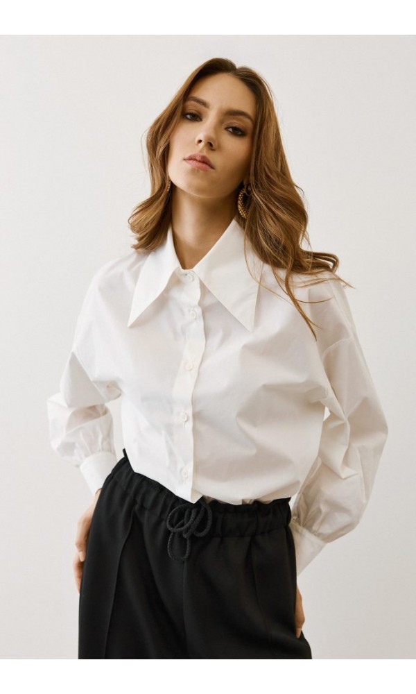 EIGHTY2 Wide leg υφασμάτινο παντελόνι ∞ Μαύρο - 3