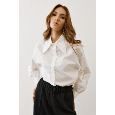 EIGHTY2 Wide leg υφασμάτινο παντελόνι ∞ Μαύρο - 3