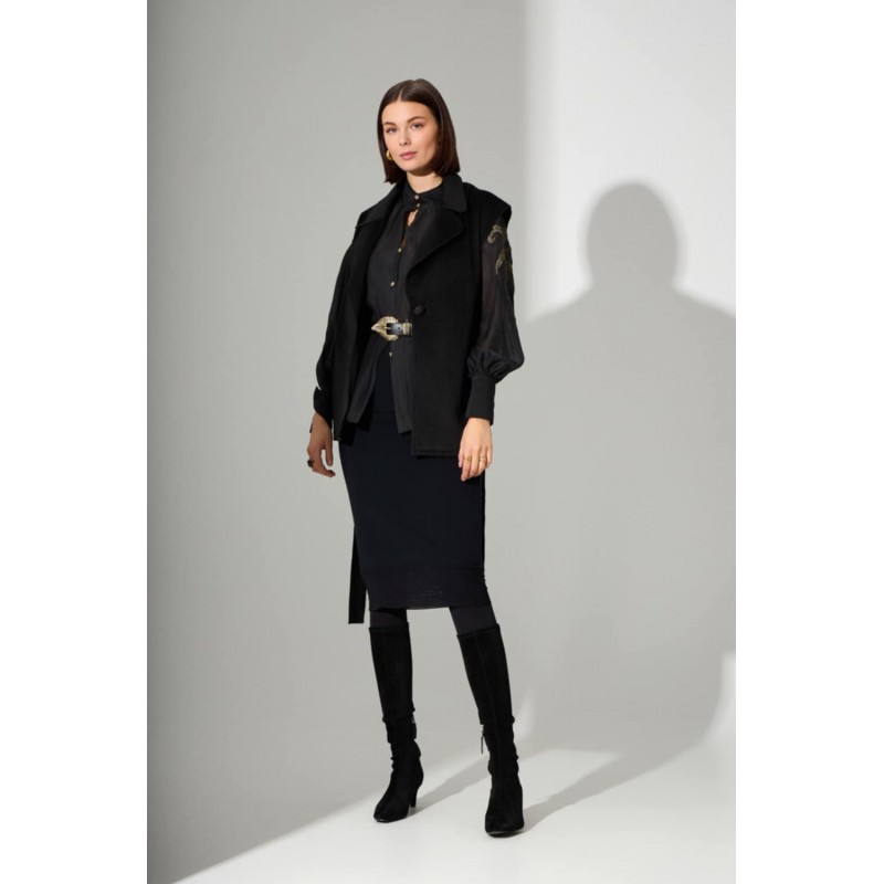 Μαύρη pencil φούστα - 1