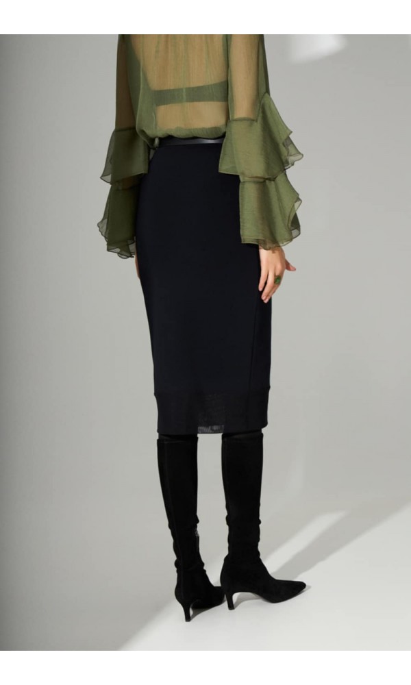 Μαύρη pencil φούστα - 2