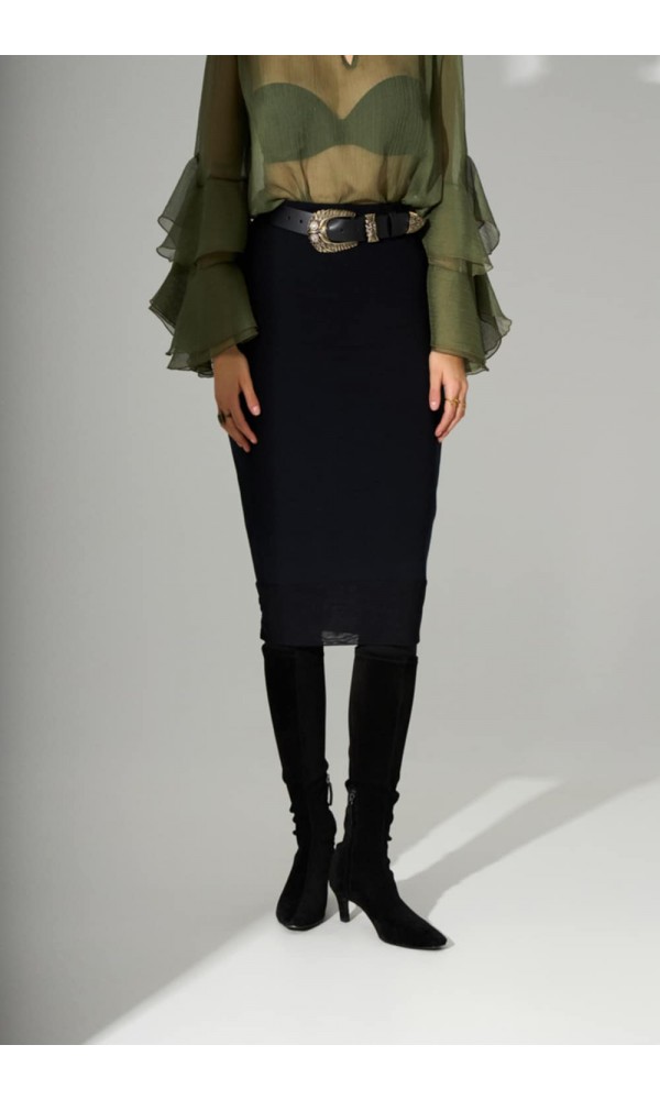 Μαύρη pencil φούστα - 3